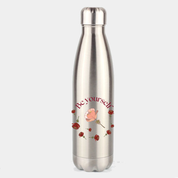 Be yourself Floral - Water Bottle - Stainless Steel 500ml Thumbnail