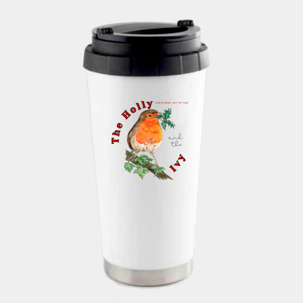 The Holly and the Ivy - Tin mug Thumbnail